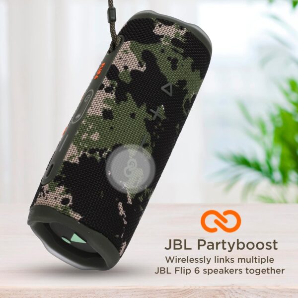 JBL Flip 6 Portable Bluetooth Speaker – Camouflage